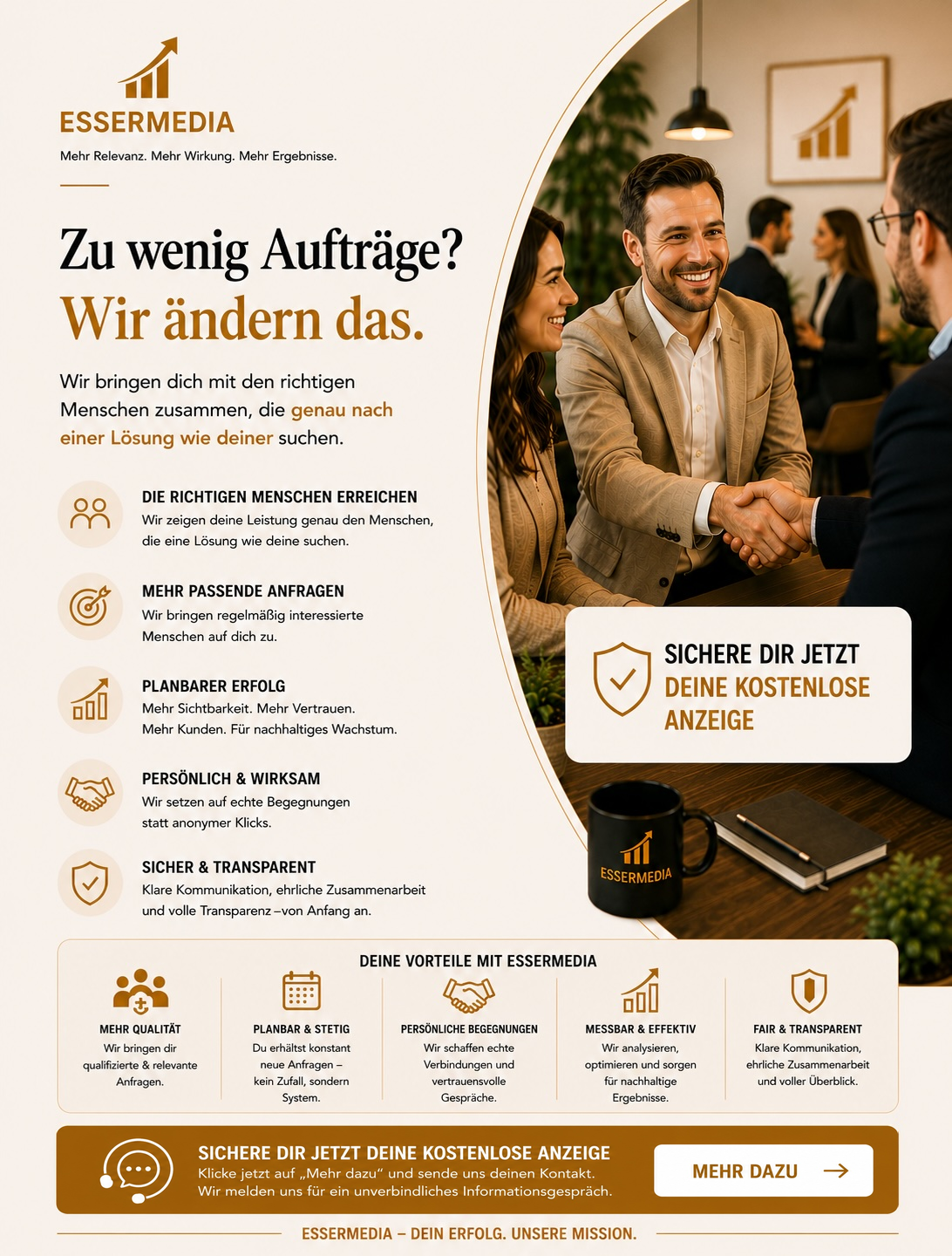 ESSER Media Anzeige zu wenig Aufträge